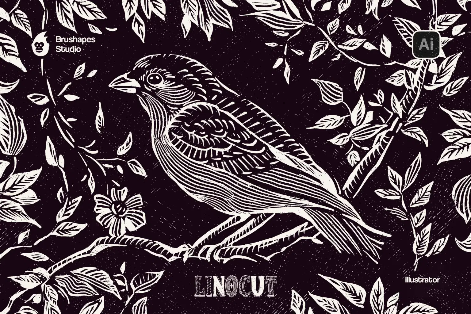 Craftsman Linocut Illustrator Brushes 01.jpg