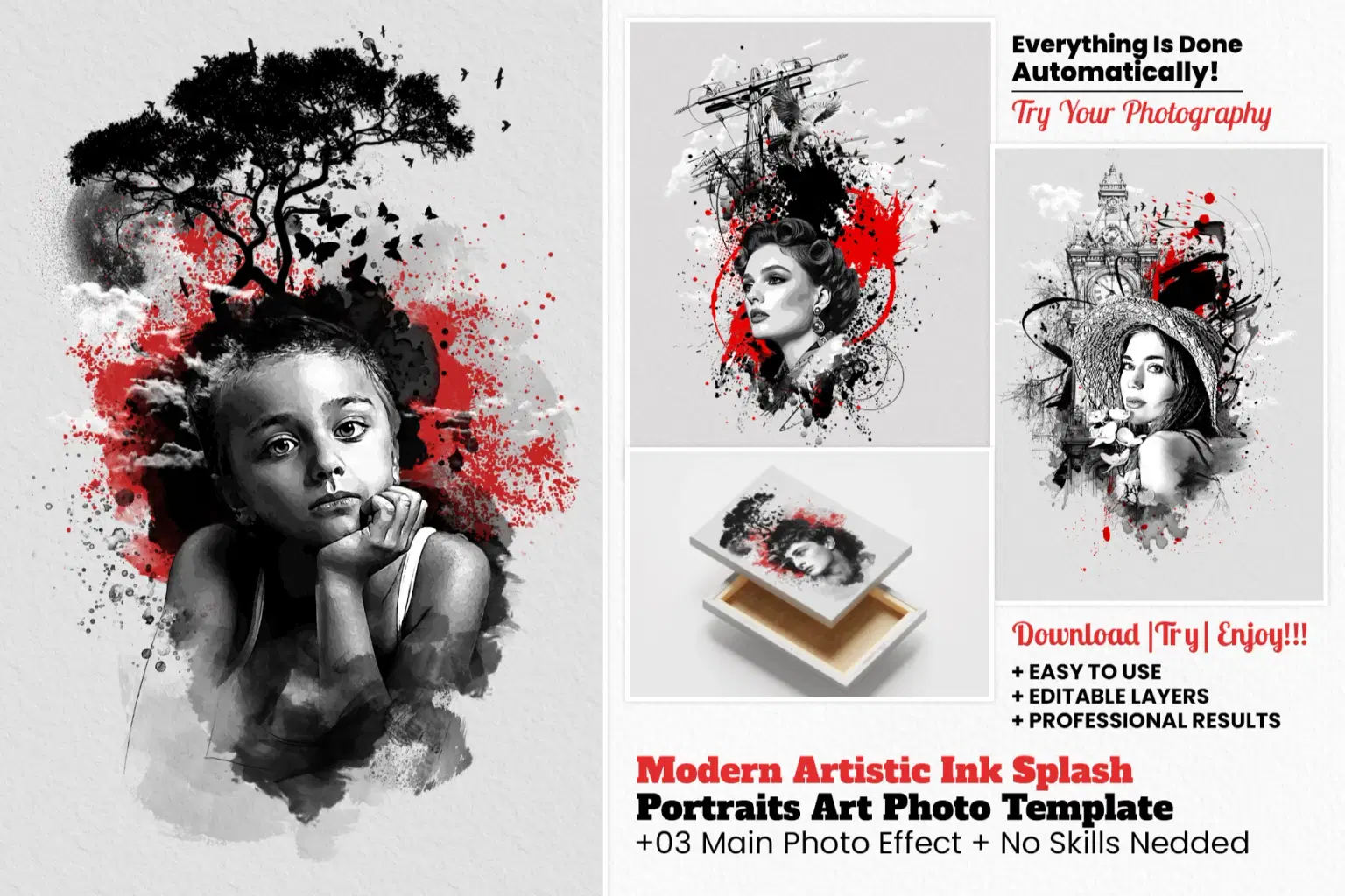 Modern Artistic Ink Splash Portraits Art Photo Effect Template.jpg